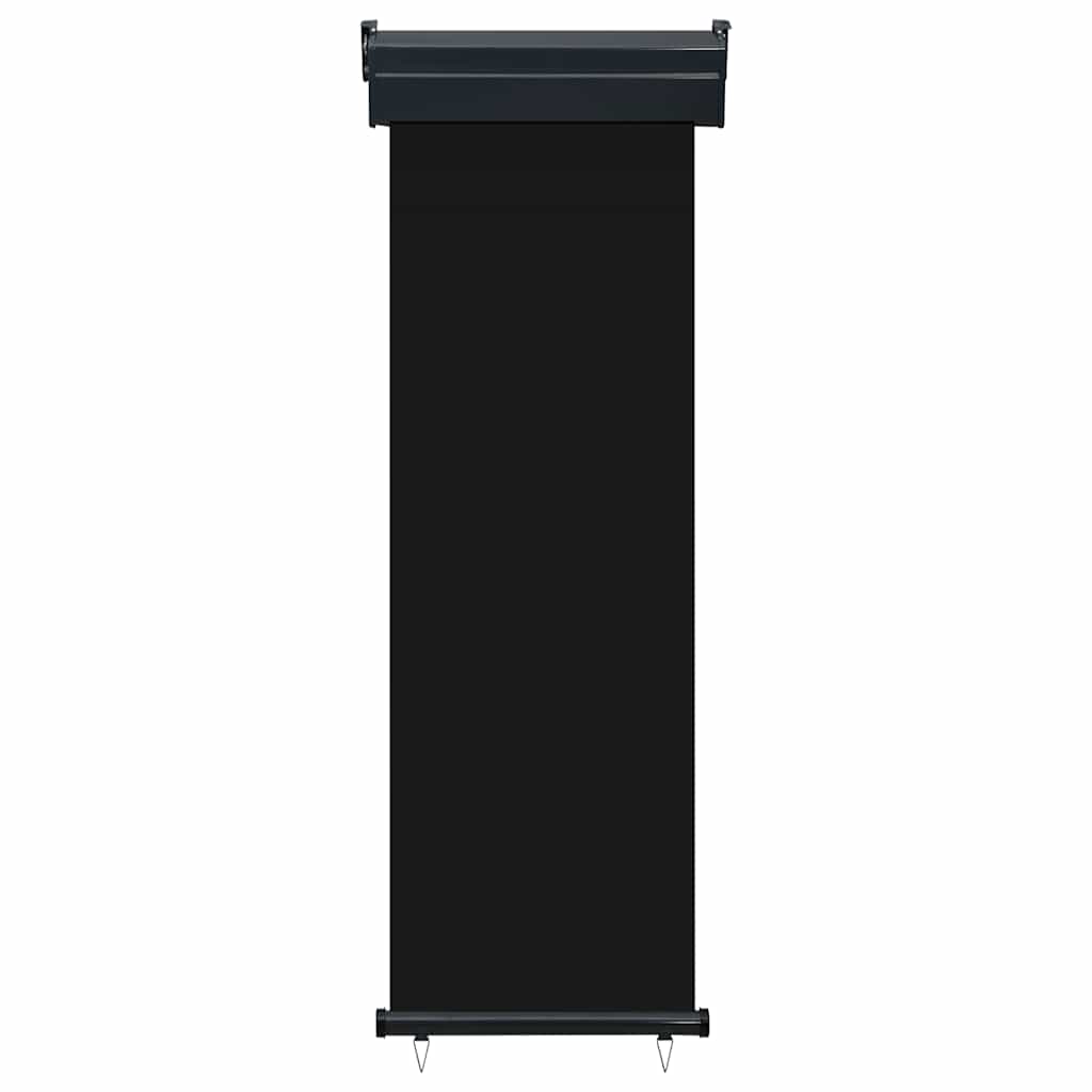 vidaXL Balcony Side Awning 65x250 cm Black