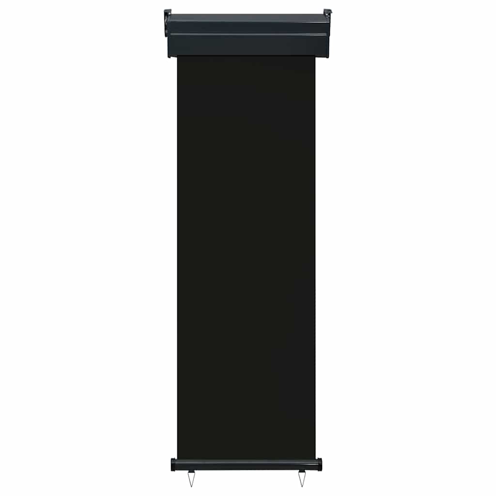 vidaXL Balcony Side Awning 65x250 cm Black