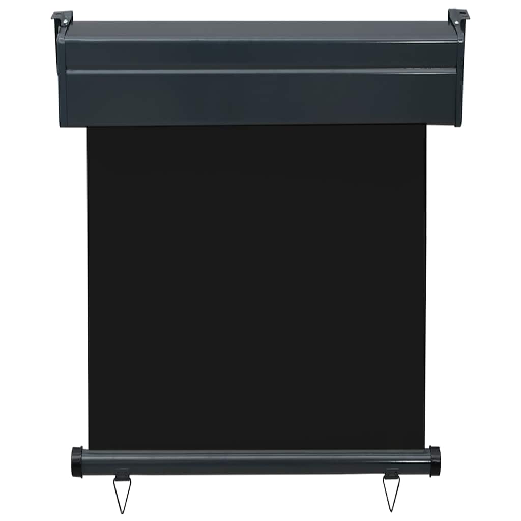 vidaXL Balcony Side Awning 65x250 cm Black