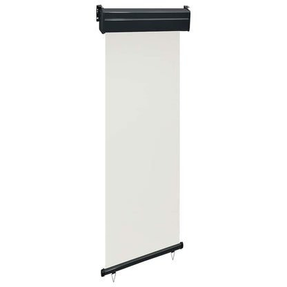 vidaXL Balcony Vertical Awning | Cream | Polyester, Aluminium, Steel | 65x250 cm
