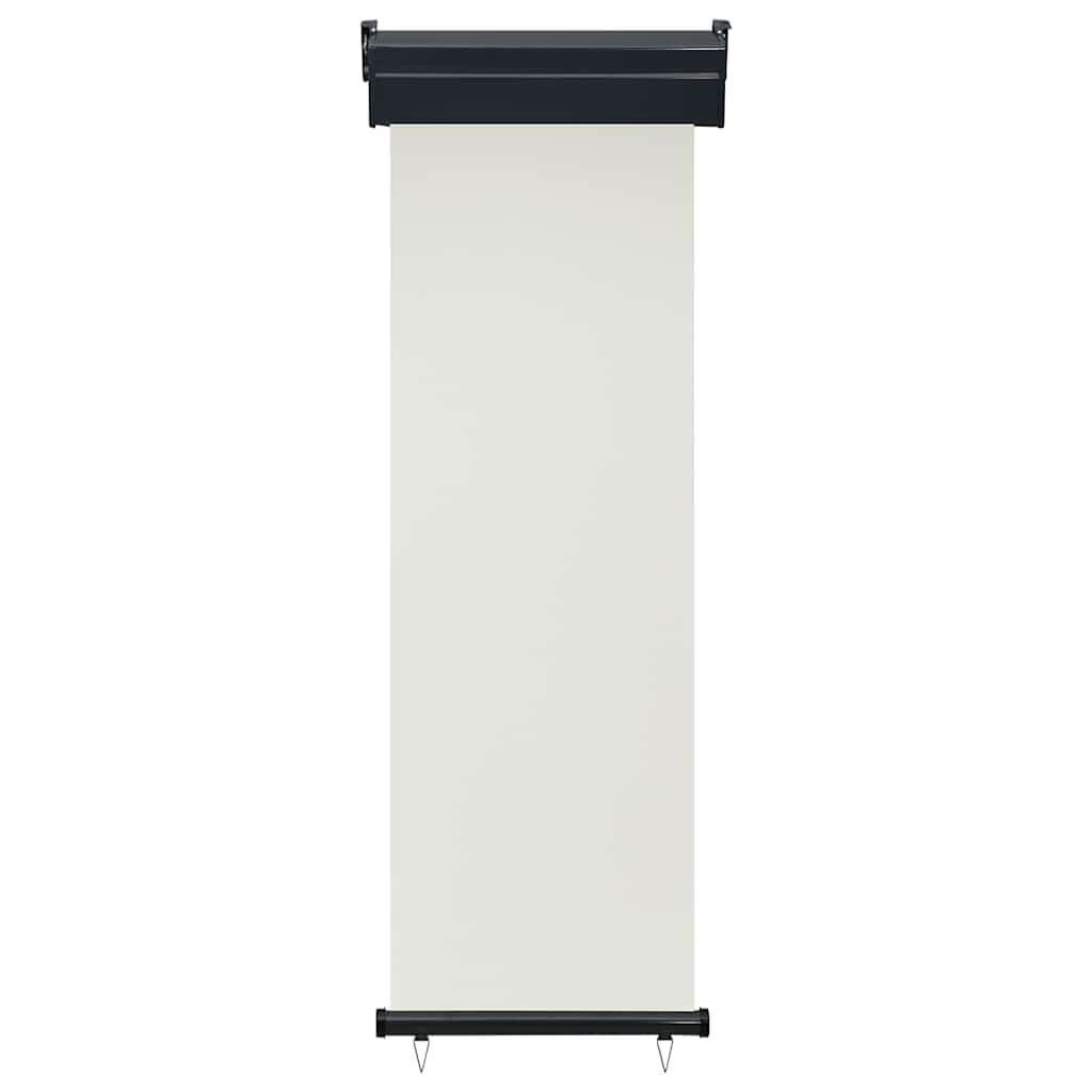 vidaXL Balcony Vertical Awning | Cream | Polyester, Aluminium, Steel | 65x250 cm