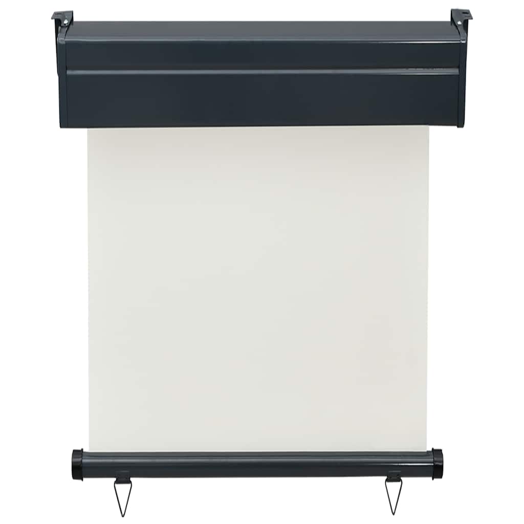 vidaXL Balcony Vertical Awning | Cream | Polyester, Aluminium, Steel | 65x250 cm