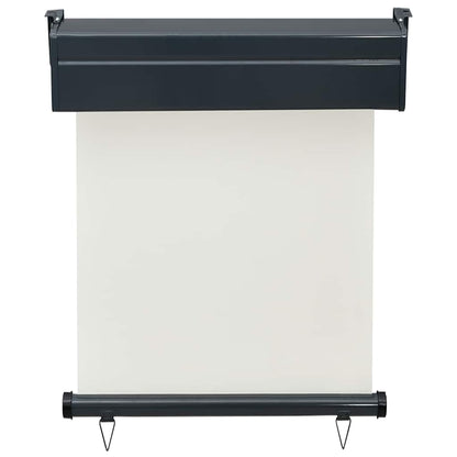 vidaXL Balcony Vertical Awning | Cream | Polyester, Aluminium, Steel | 65x250 cm
