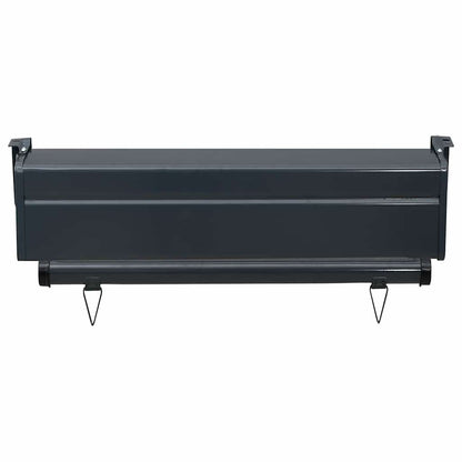 vidaXL Balcony Vertical Awning | Cream | Polyester, Aluminium, Steel | 65x250 cm