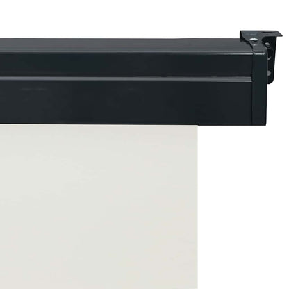 vidaXL Balcony Vertical Awning | Cream | Polyester, Aluminium, Steel | 65x250 cm