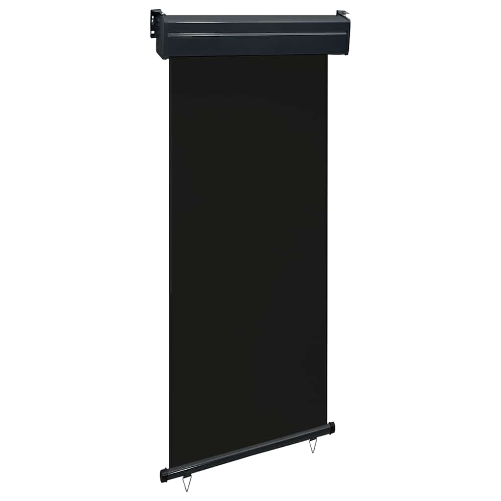 vidaXL Balcony Side Awning 85x250 cm Black