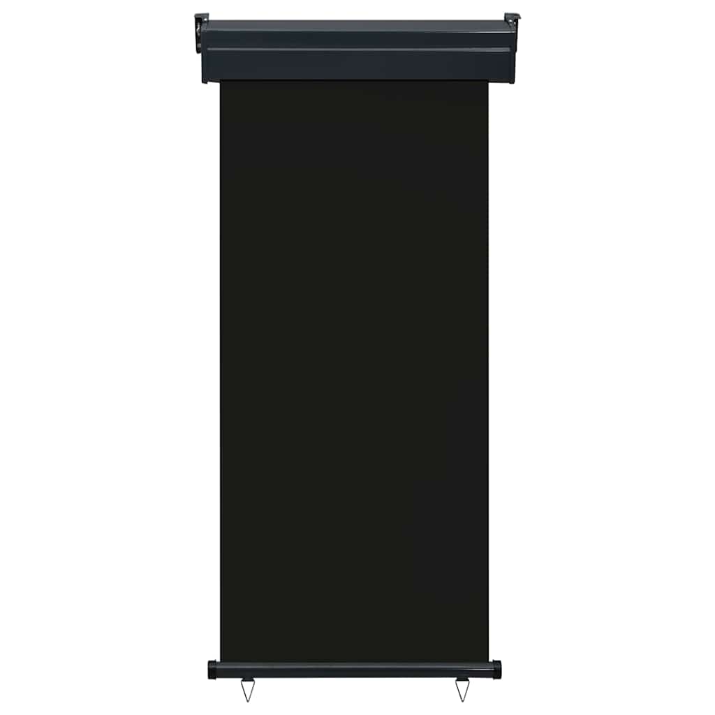 vidaXL Balcony Side Awning 85x250 cm Black