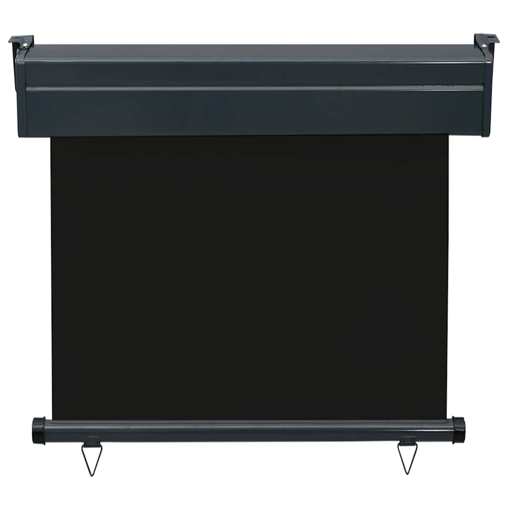 vidaXL Balcony Side Awning 85x250 cm Black