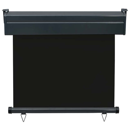 vidaXL Balcony Side Awning 85x250 cm Black