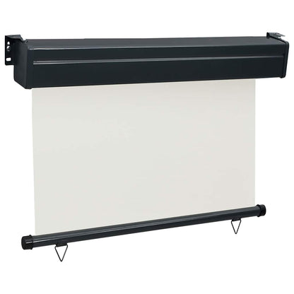 vidaXL Balcony Side Awning 105x250 cm Cream