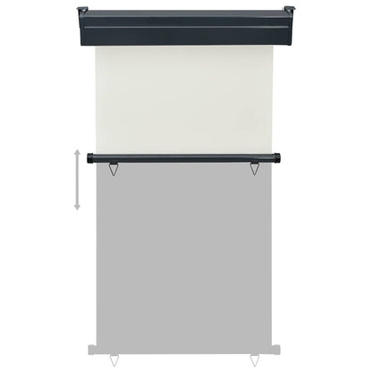 vidaXL Balcony Side Awning 105x250 cm Cream