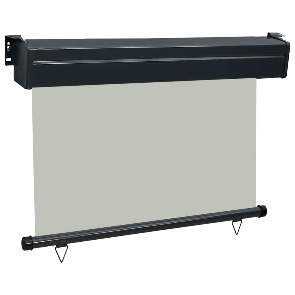 vidaXL Balcony Side Awning 105x250 cm Grey