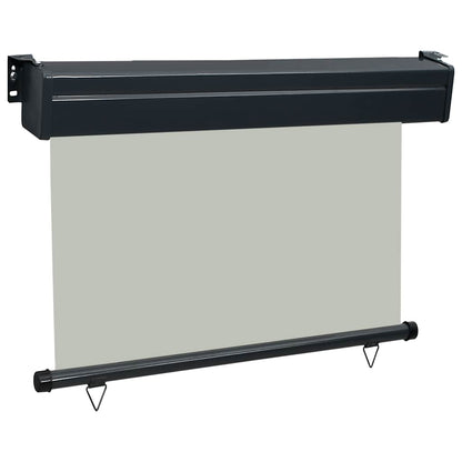 vidaXL Balcony Side Awning 105x250 cm Grey