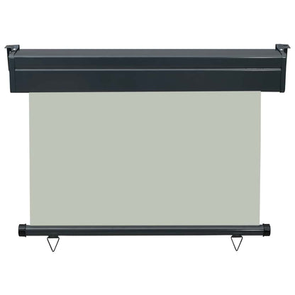 vidaXL Balcony Side Awning 105x250 cm Grey