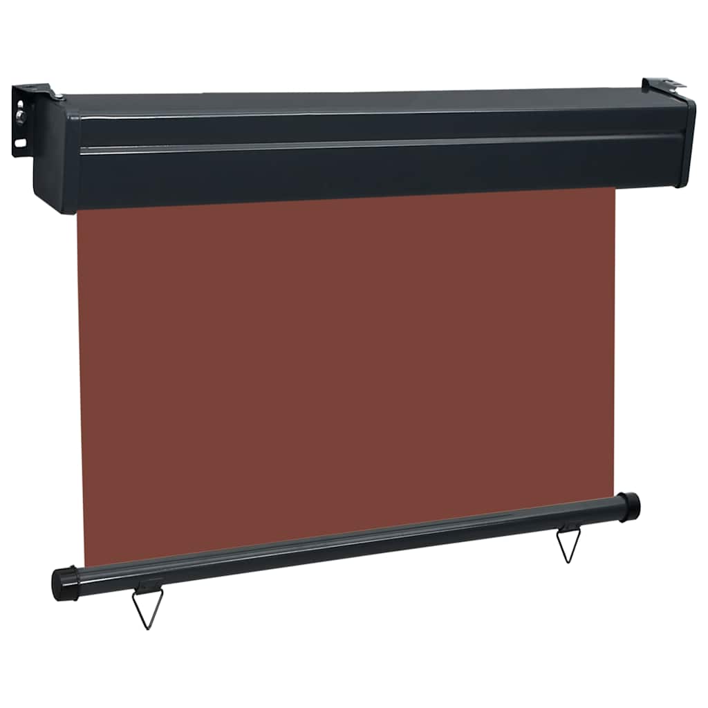 vidaXL Balcony Side Awning 105x250 cm Brown
