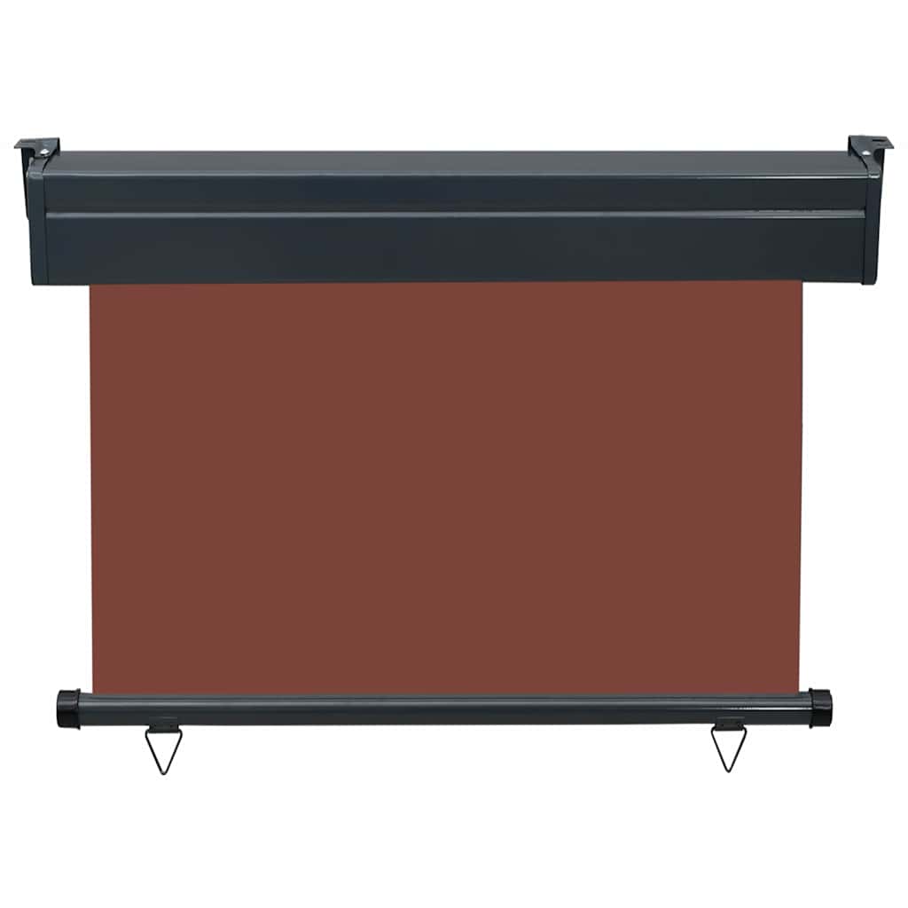 vidaXL Balcony Side Awning 105x250 cm Brown