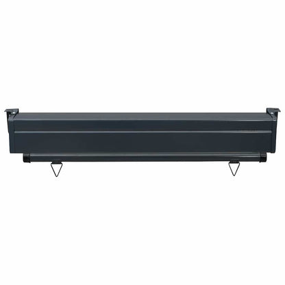 vidaXL Balcony Side Awning 105x250 cm Brown