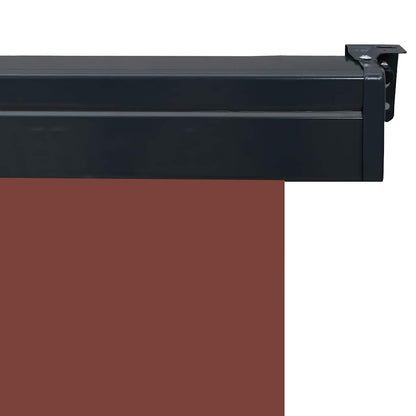 vidaXL Balcony Side Awning 105x250 cm Brown