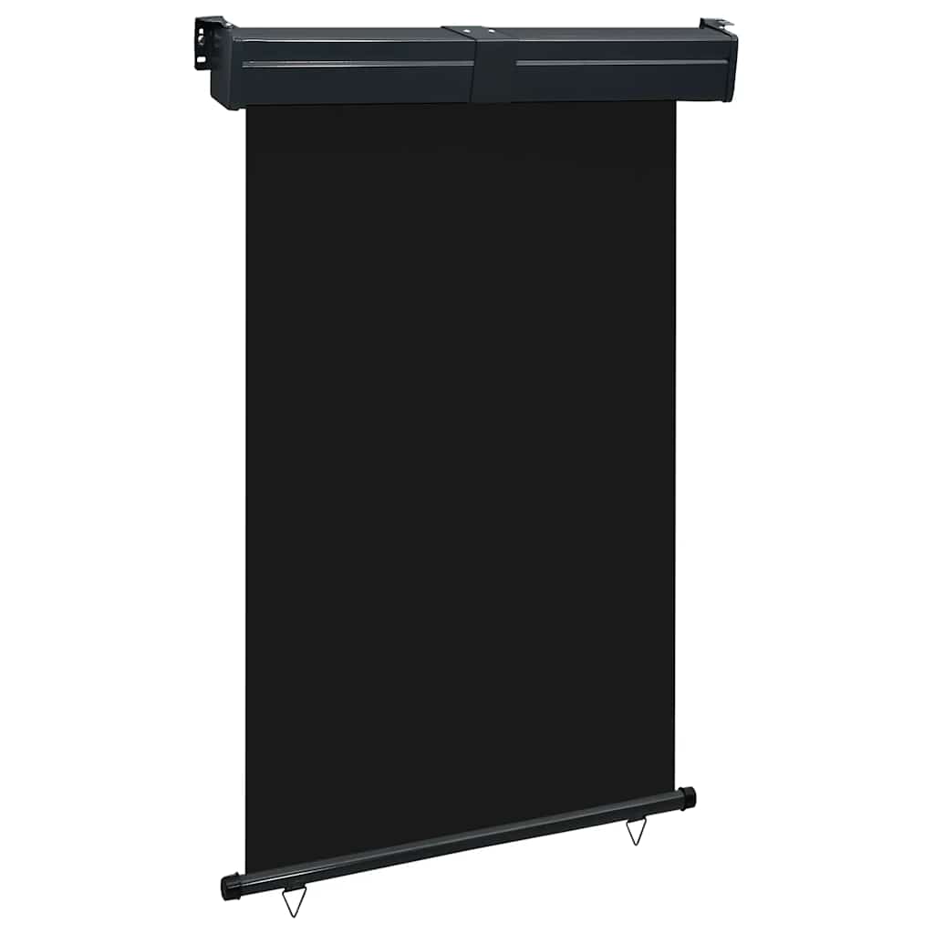 vidaXL Balcony Side Awning 125x250 cm Black
