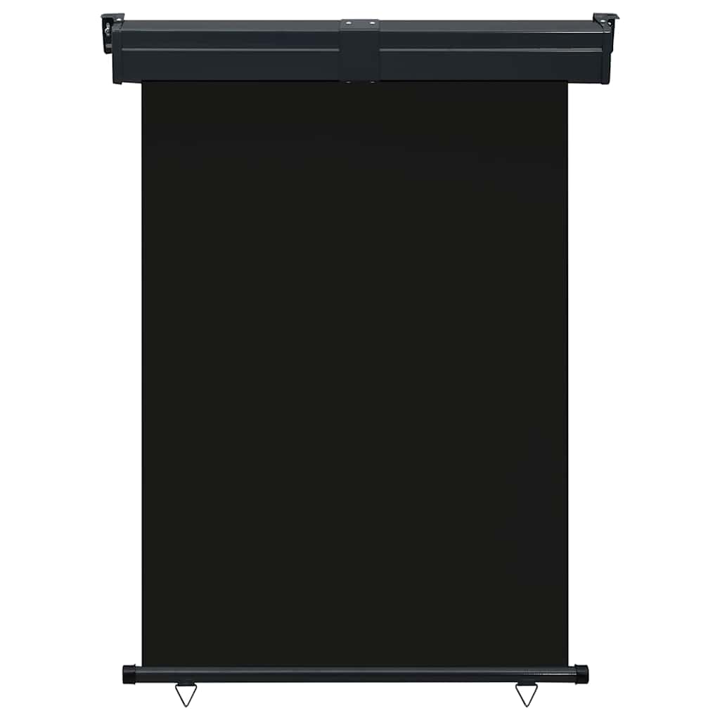 vidaXL Balcony Side Awning 125x250 cm Black