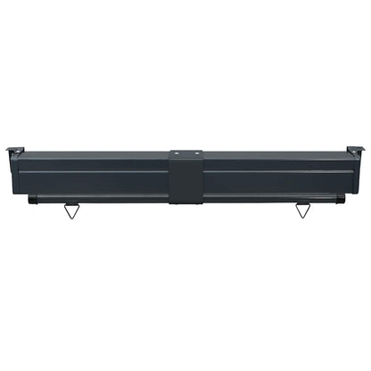 vidaXL Balcony Side Awning 125x250 cm Black
