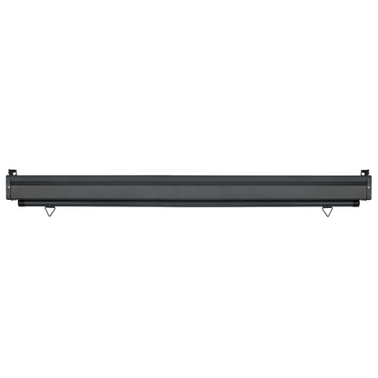 vidaXL Balcony Side Awning 125x250 cm Black