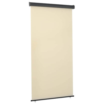 vidaXL Balcony Side Awning 125x250 cm Cream