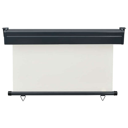 vidaXL Balcony Side Awning 125x250 cm Cream