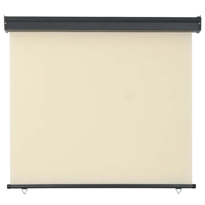 vidaXL Balcony Side Awning 125x250 cm Cream