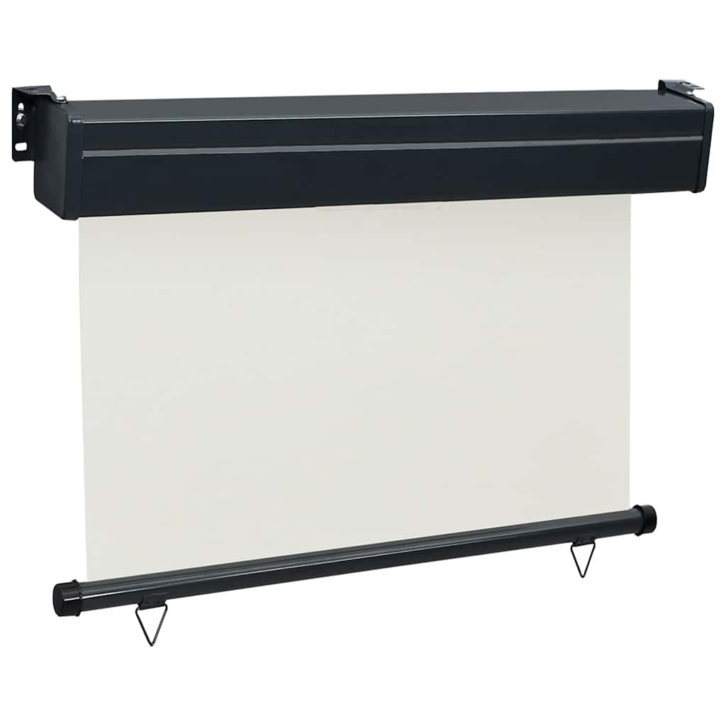 vidaXL Balcony Side Awning 125x250 cm Cream