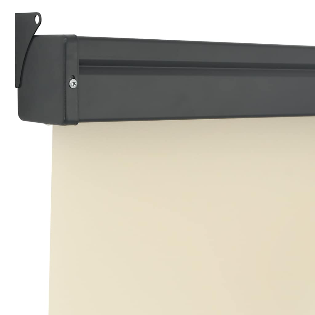 vidaXL Balcony Side Awning 125x250 cm Cream