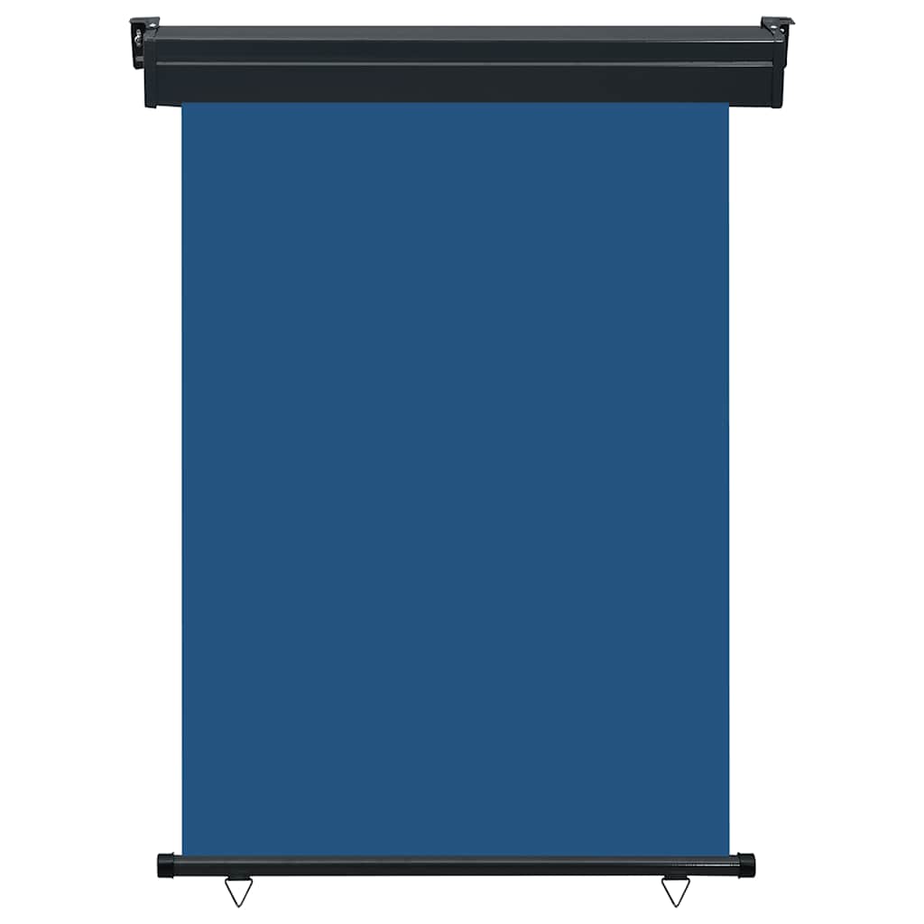 vidaXL Balcony Side Awning | Blue | Steel, aluminium, fabric (100% polyester)