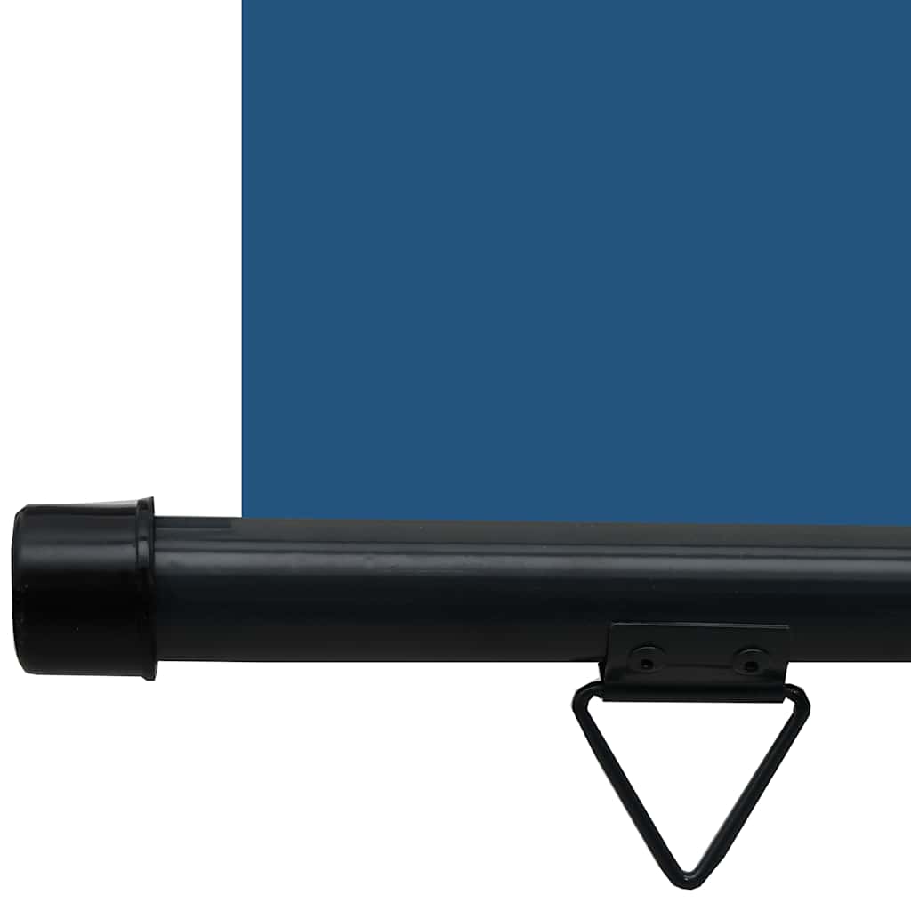 vidaXL Balcony Side Awning | Blue | Steel, aluminium, fabric (100% polyester)