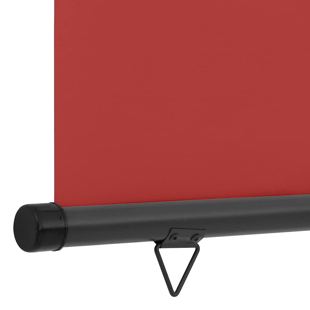 vidaXL Balcony Side Awning 125x250 cm Red
