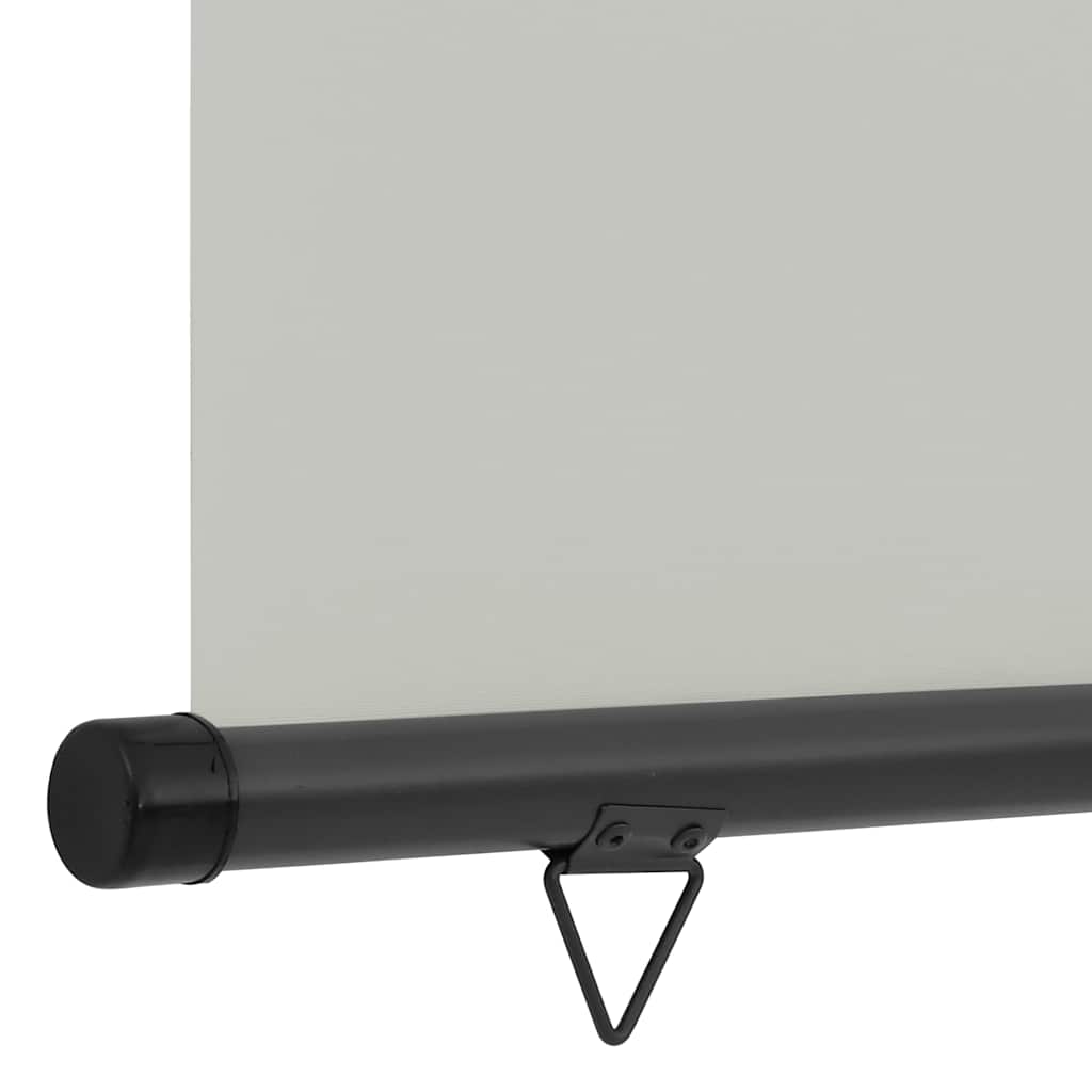 vidaXL Balcony Side Awning | Grey | Steel, aluminium, polyester | Medium