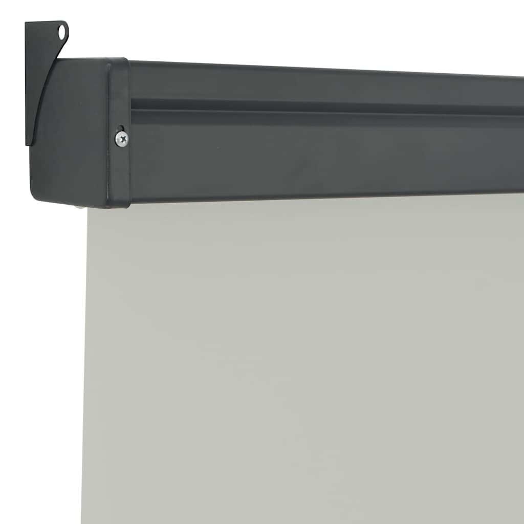 vidaXL Balcony Side Awning 125x250 cm Grey