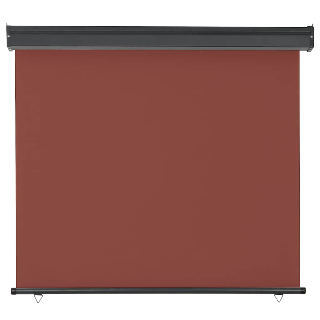 vidaXL Balcony Side Awning 125x250 cm Brown