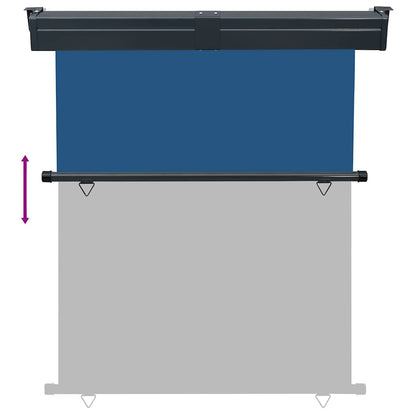48426 vidaXL Balcony Side Awning 145x250 cm Blue