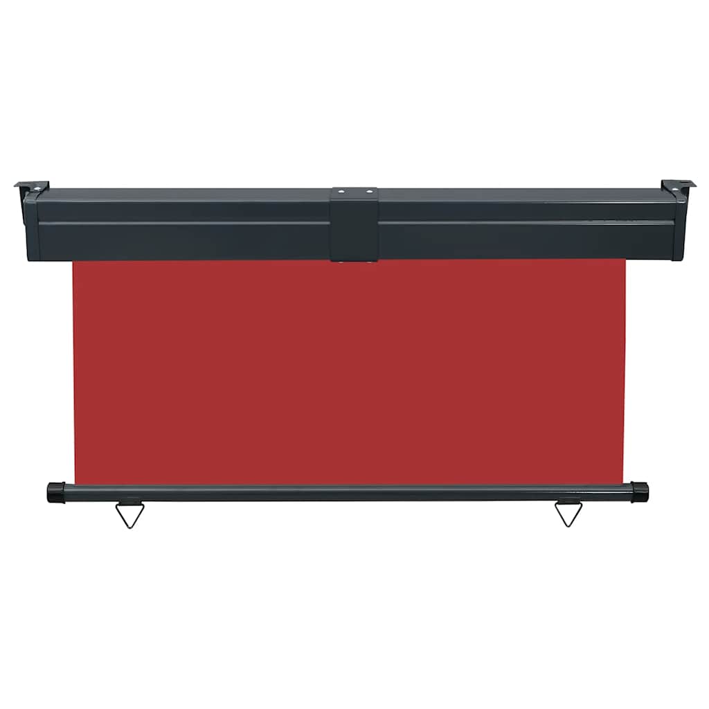 48427 vidaXL Balcony Side Awning 145x250 cm Red