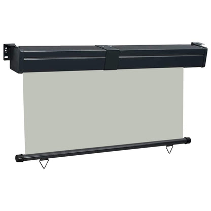 48428 vidaXL Balcony Side Awning 145x250 cm Grey