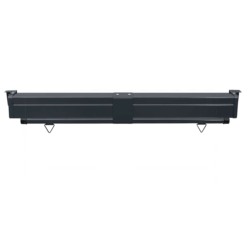 vidaXL Balcony Side Awning 145x250 cm Grey