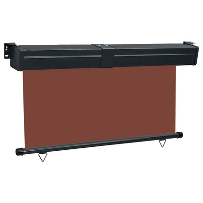 vidaXL Balcony Side Awning 145x250 cm Brown