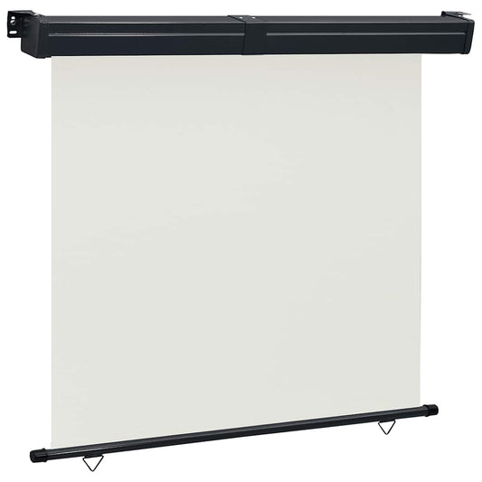 vidaXL Balcony Side Awning 165x250 cm Cream