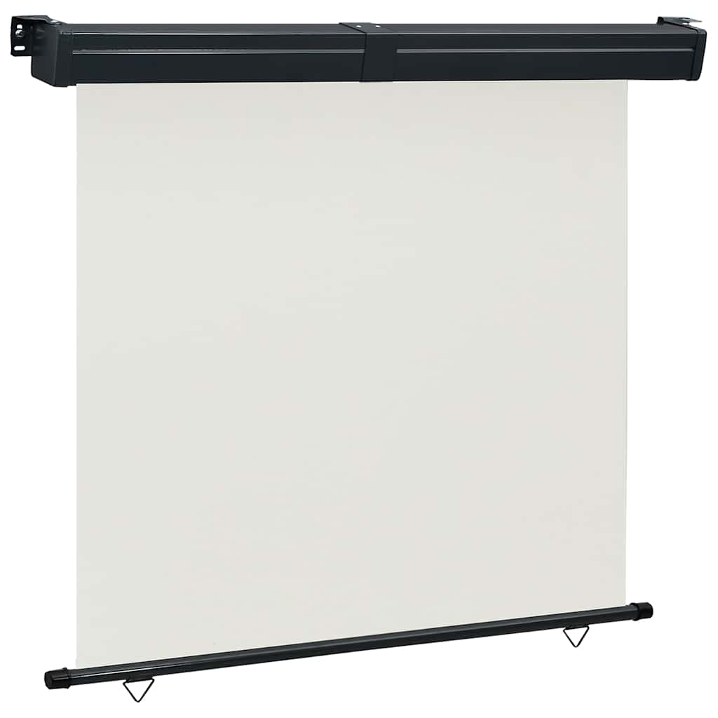 48431 vidaXL Balcony Side Awning 165x250 cm Cream