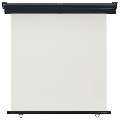 48431 vidaXL Balcony Side Awning 165x250 cm Cream