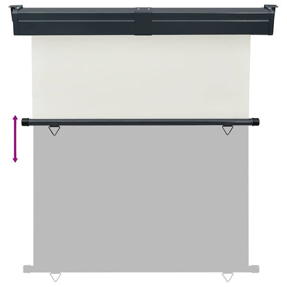 vidaXL Balcony Side Awning 165x250 cm Cream