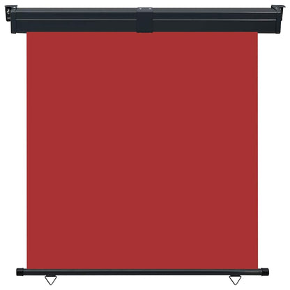 48433 vidaXL Balcony Side Awning 165x250 cm Red