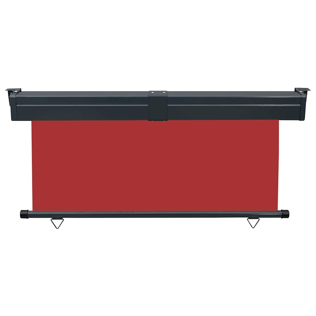 48433 vidaXL Balcony Side Awning 165x250 cm Red