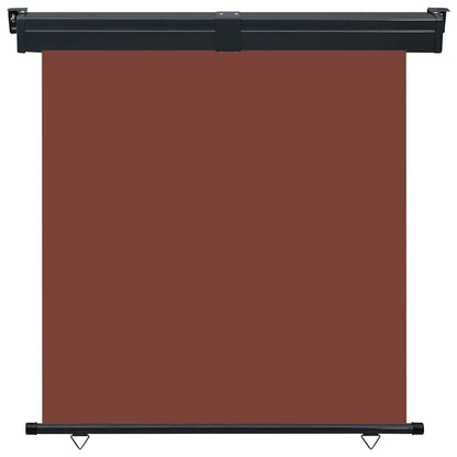 vidaXL Balcony Side Awning 165x250 cm Brown