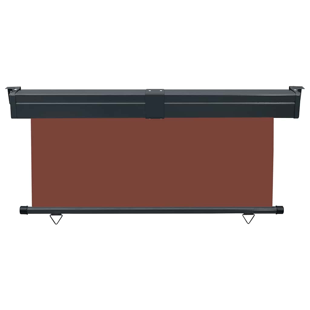 vidaXL Balcony Side Awning 165x250 cm Brown